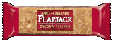 Flapjack - Oat Flakes Bar with Apples and Cinnamon